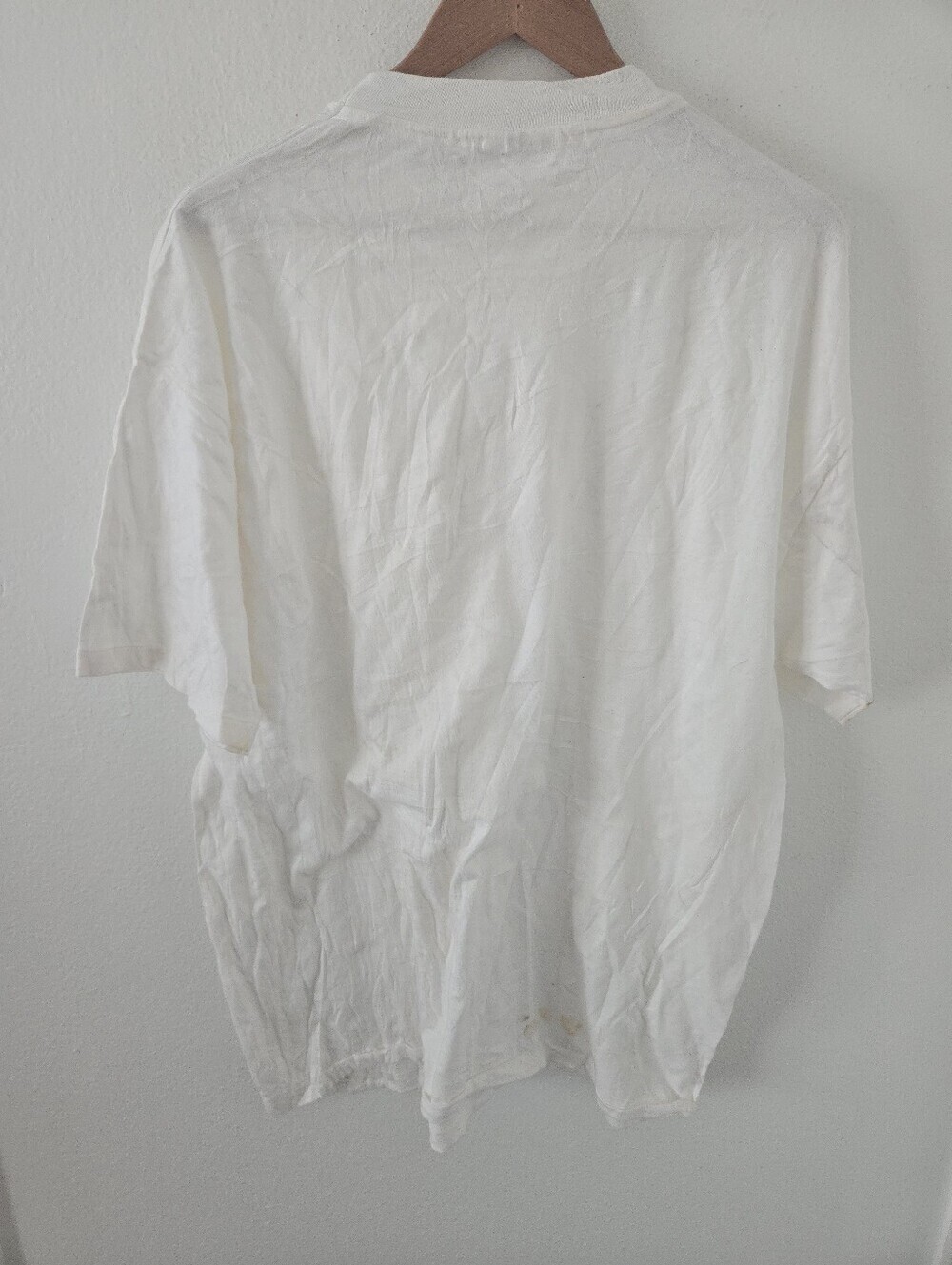 Vintage Hanes The Dessert Place A Sweetery Logo Mens XL White Naturally Distress - Picture 2 of 7